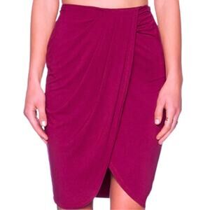 Ungaro Tiered Mini Skirt in Barbie Pink EUC Size XS